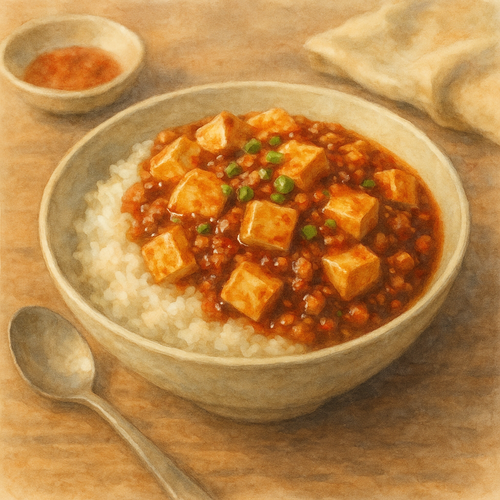 마파두부덮밥-레시피