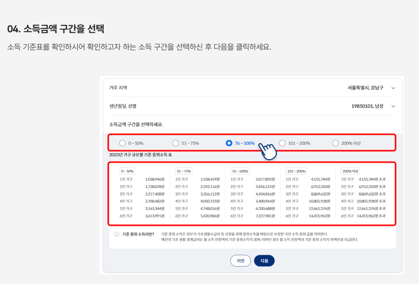 보조금24 맞춤 보조금 신청방법