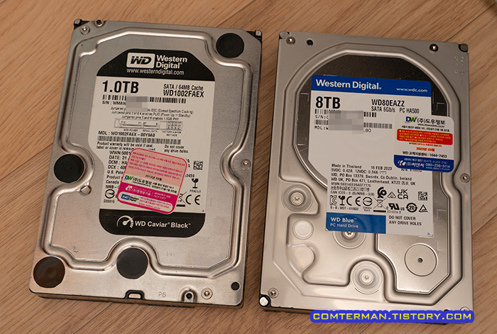 WD1002FAEX WD80EAZZ