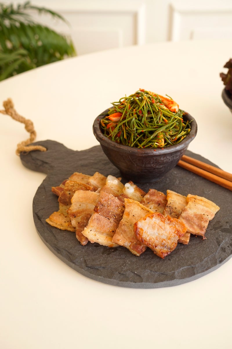 세발나물 무침 08