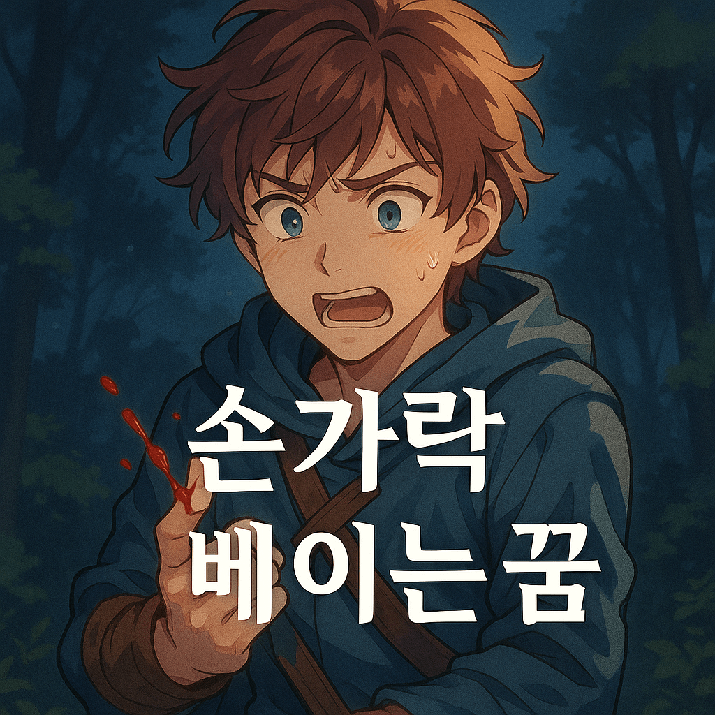손가락 베이는 꿈