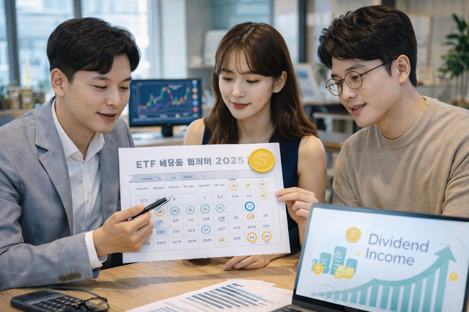 ETF 배당금 캘린더 2026｜배당일&middot;세금 최적화 전략