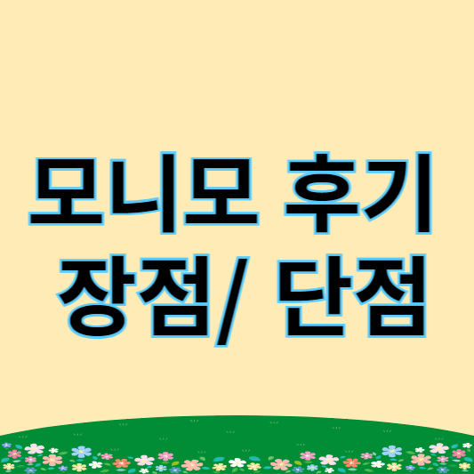 모니모 사용 후기