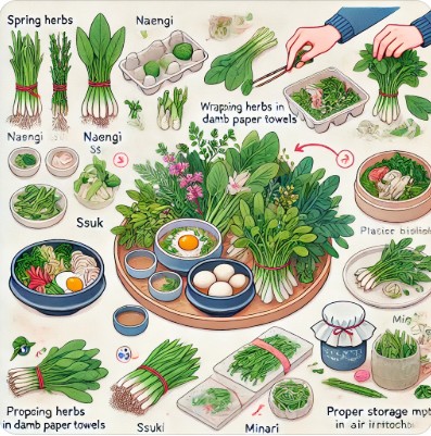 봄나물 보관법