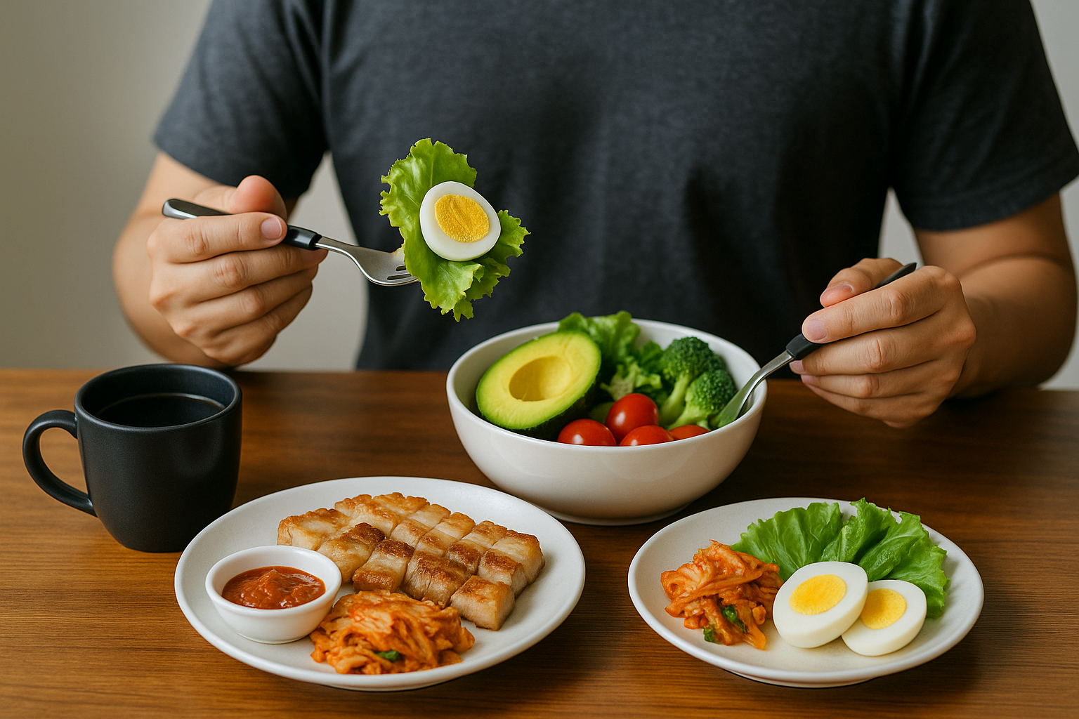 일주일 저탄수화물 식단 계획표 - 다이어트 &amp; 혈당 조절 완전 가이드