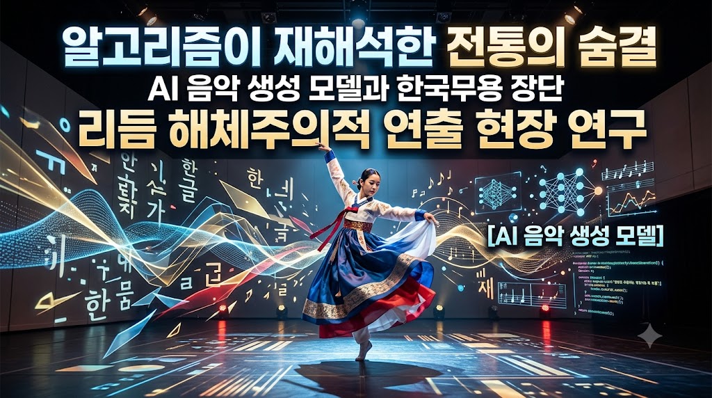 알고리즘이 재해석한 전통의 숨결: AI 음악 생성 모델과 한국무용 장단의 리듬 해체주의적 연출 현장 연구