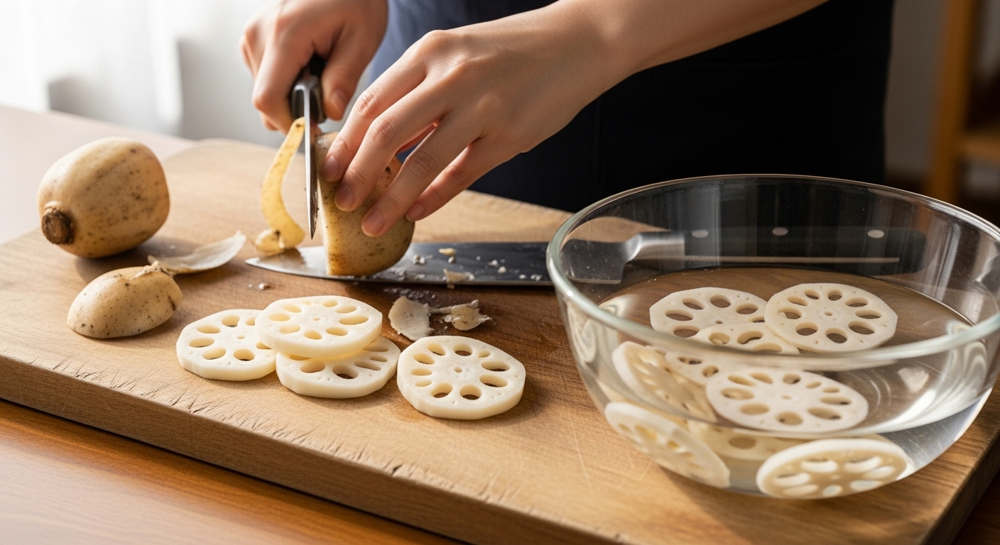 연근조림 만드는 방법