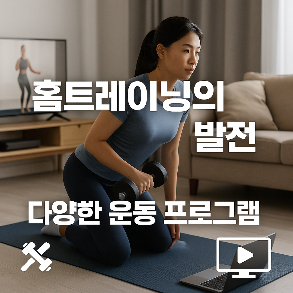 홈트레이닝의 발전과 다양한 운동 프로그램 소개