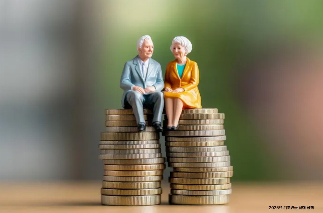 2025년 기초연금 확대 정책 관련 사진
