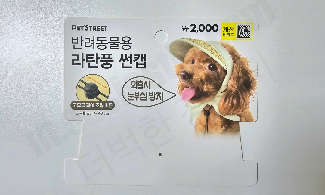 다이소 반려동물용 라탄풍 썬캡