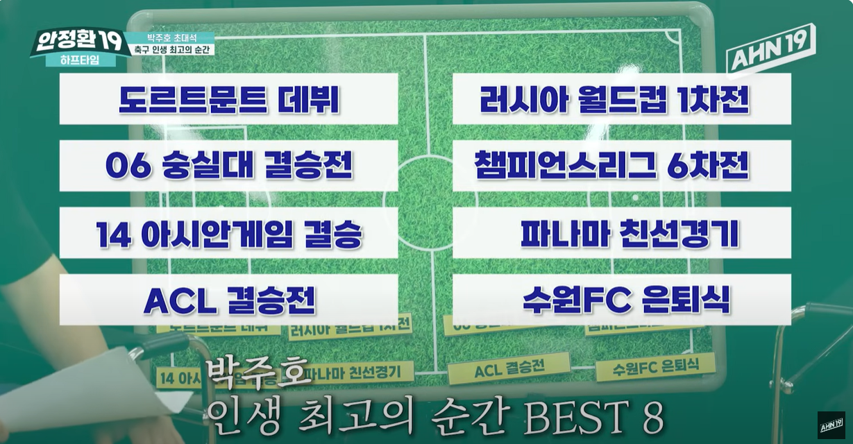 박주호 인생 베스트 8