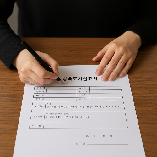 a declaration of renunciation of inheritance