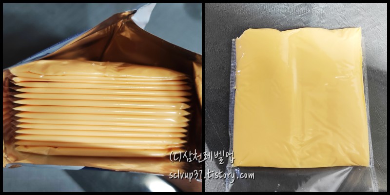 서울우유 체다치즈 15매 300g 개봉 후