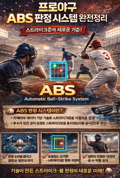 프로야구 ABS 판정 시스템 정리 설명 관련 사진