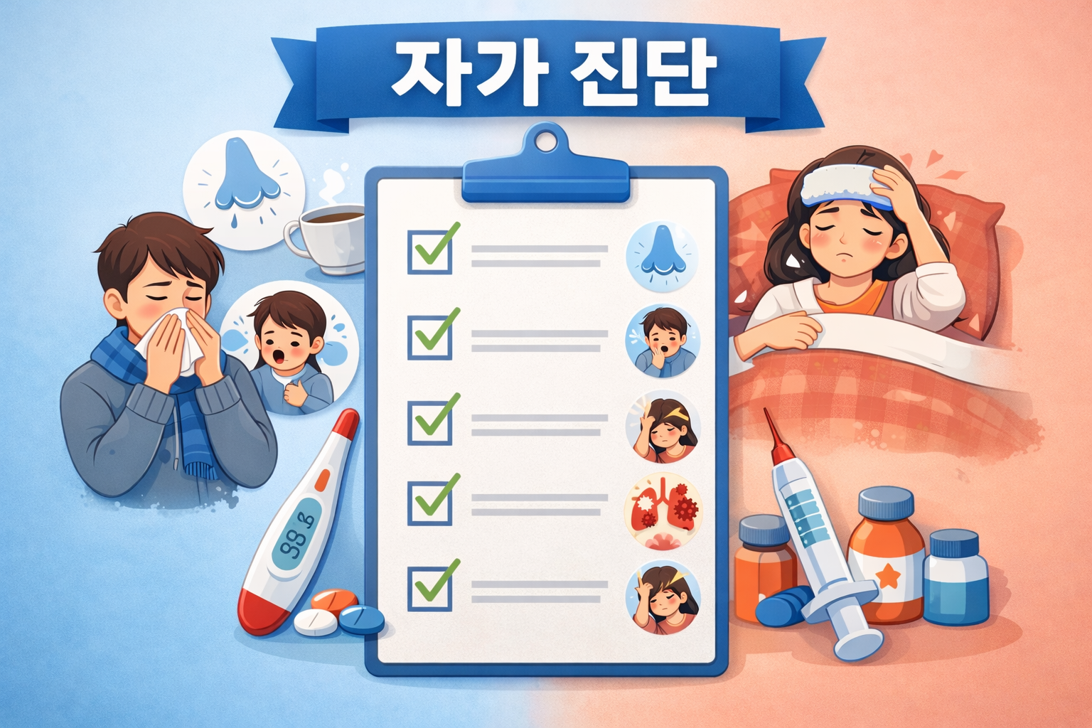 감기와 독감 차이