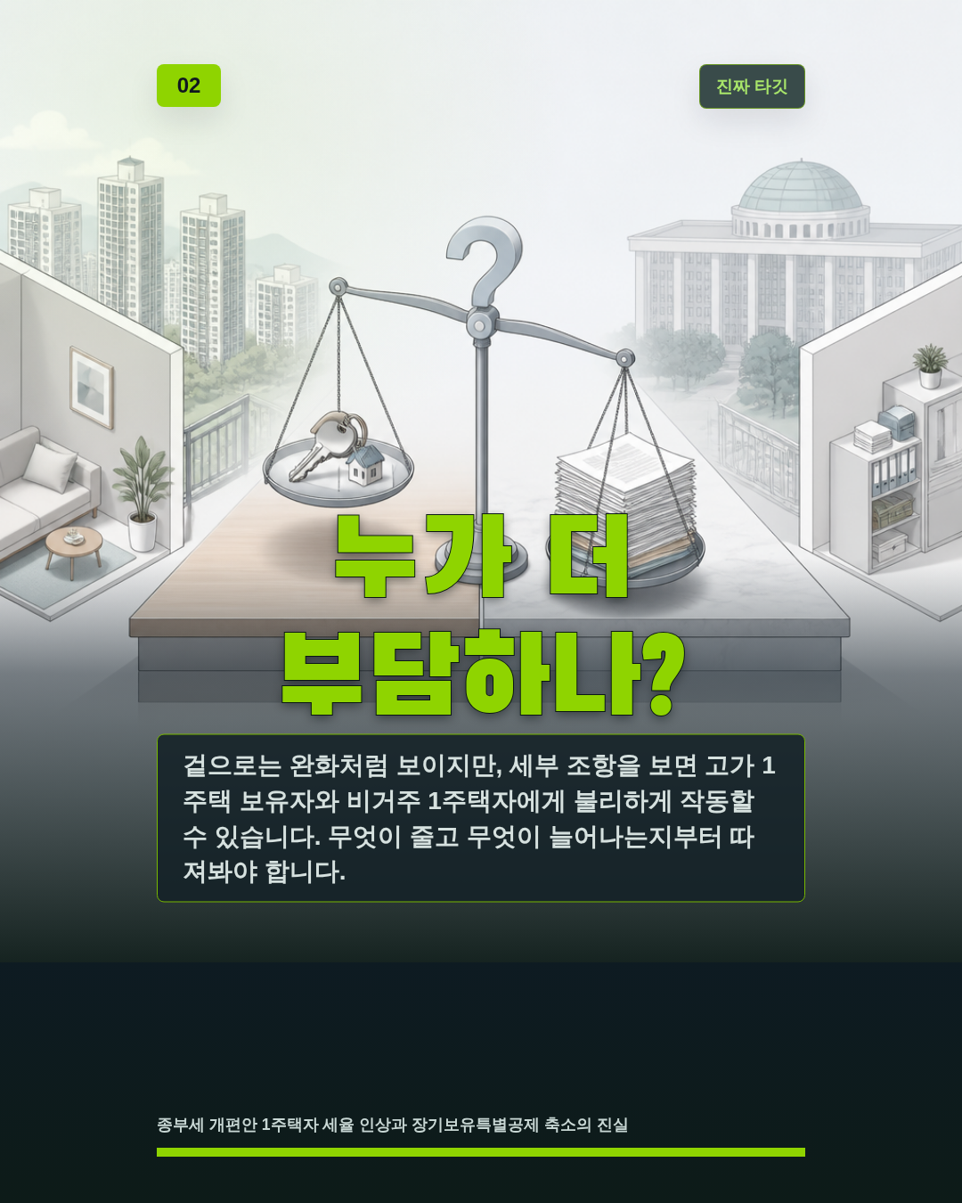 누가 더 부담하나?
