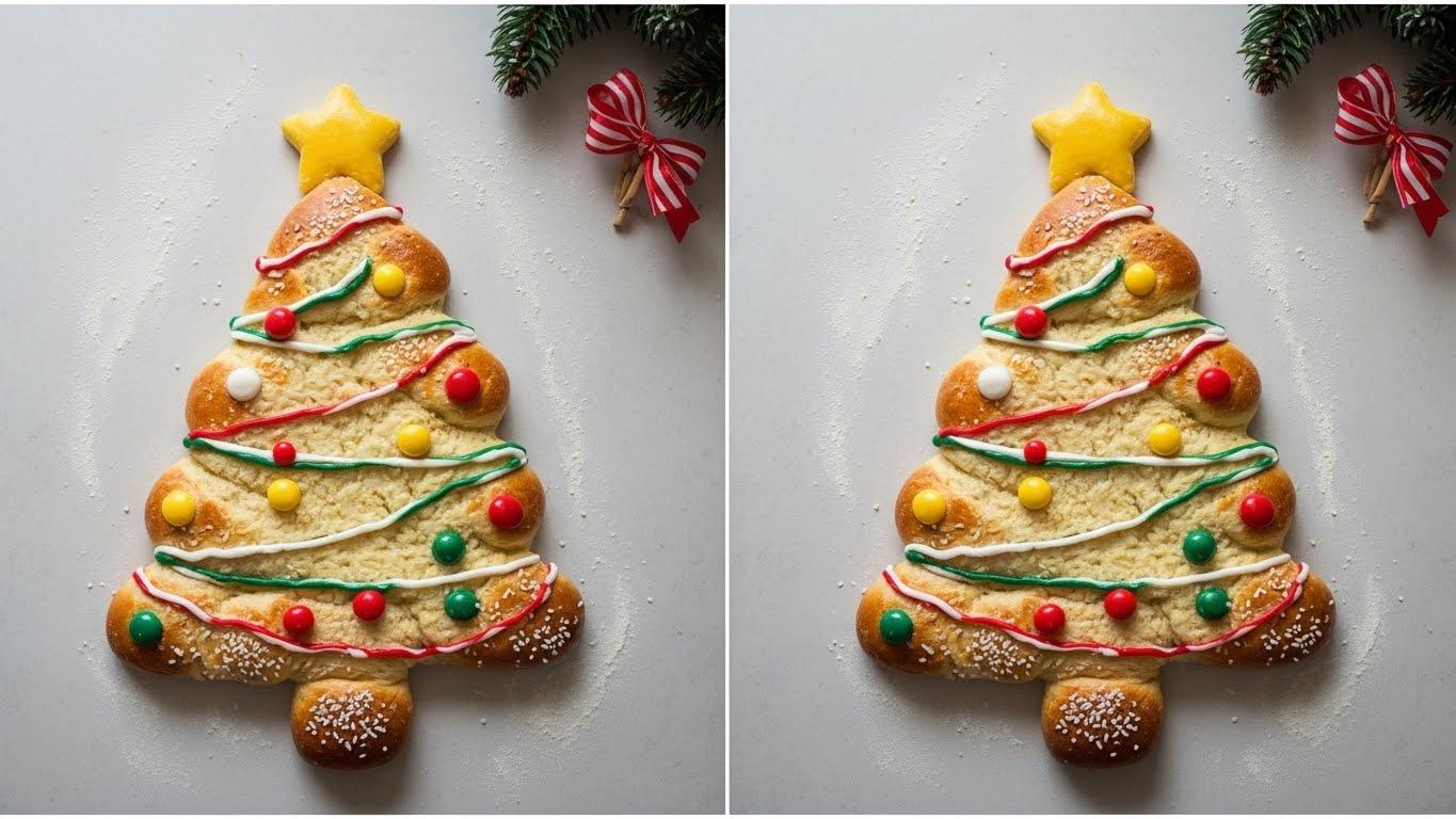 크리스마스트리빵 쌀베이킹