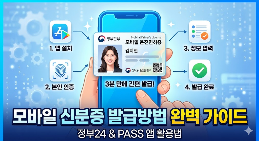 모바일 신분증 발급방법