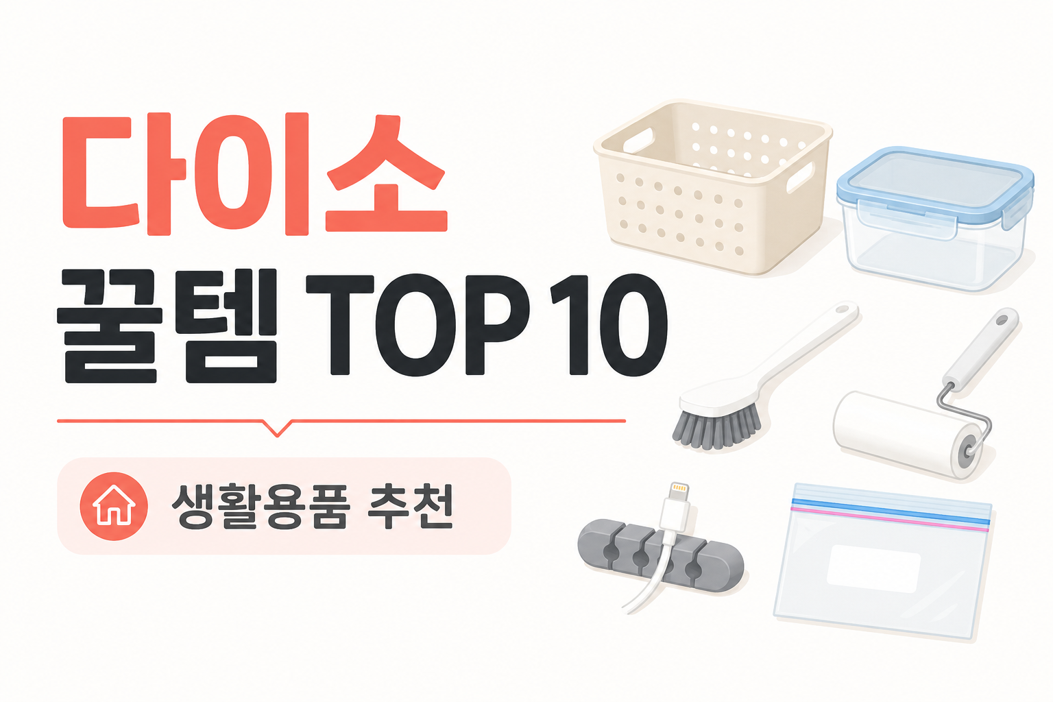 생활에서 자주 쓰기 좋은 가성비 생활용품
