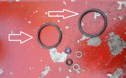 고압펌프 오링 교체