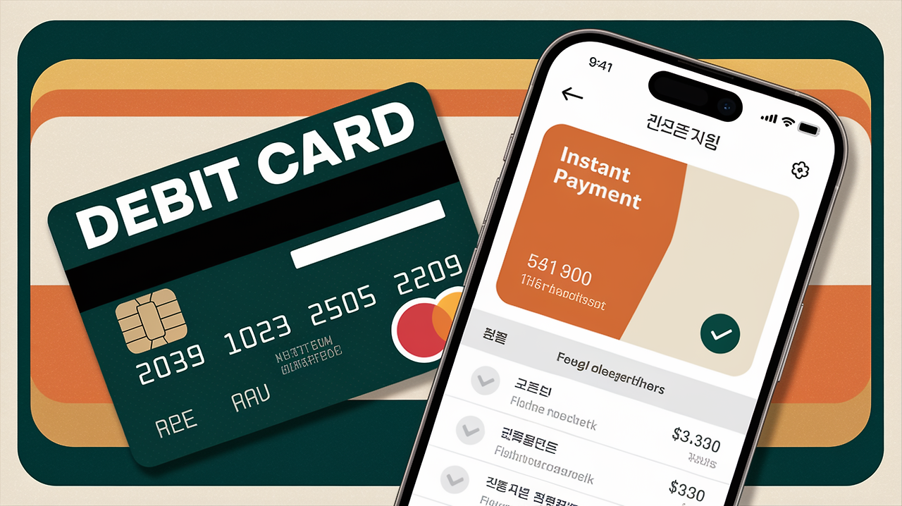 체크카드 에는 신용공여기간이 없다.