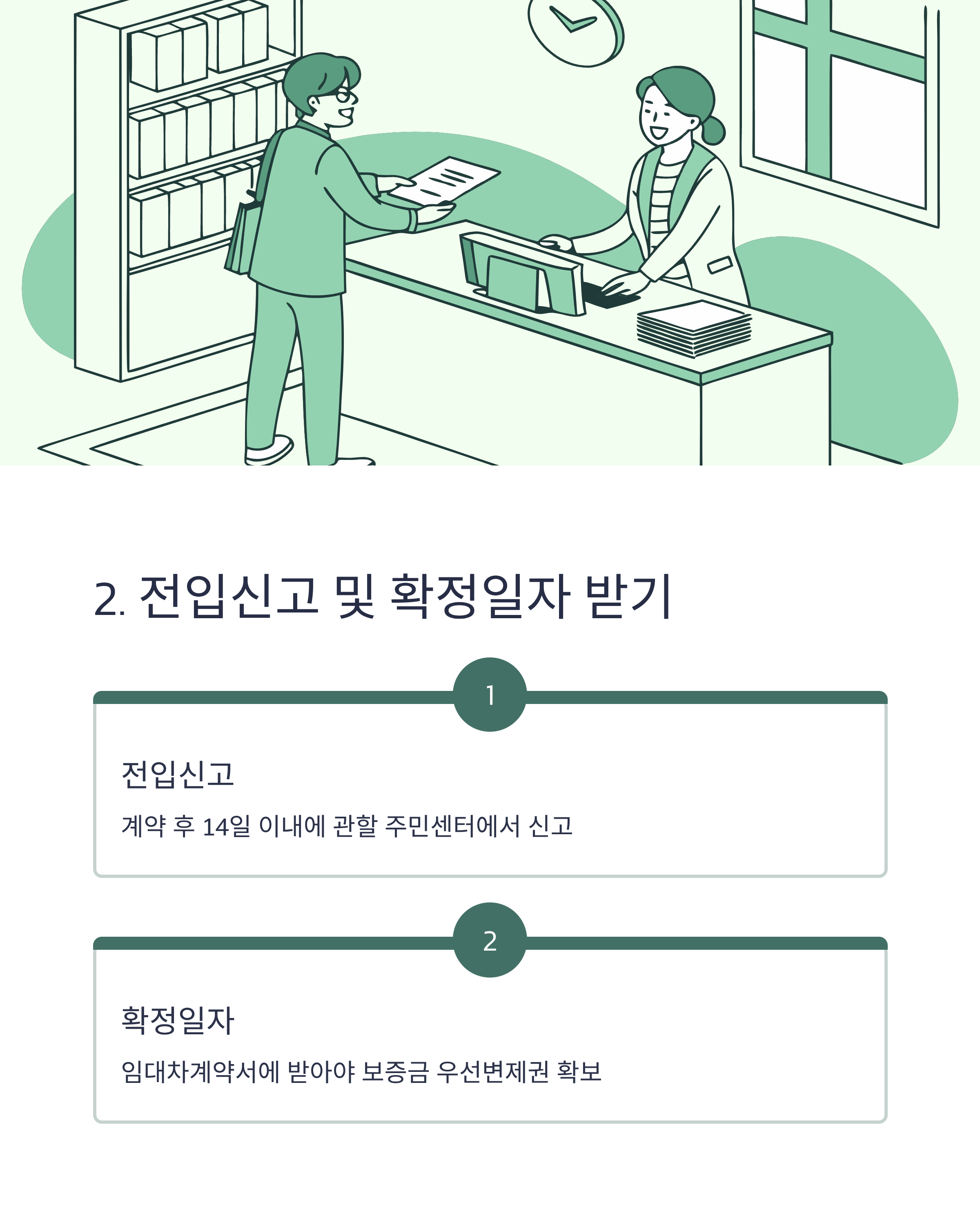전입신고 및 확정일자