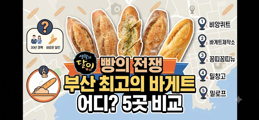 생활의 달인 빵의 전쟁 부산 최고의 바게트 빵집