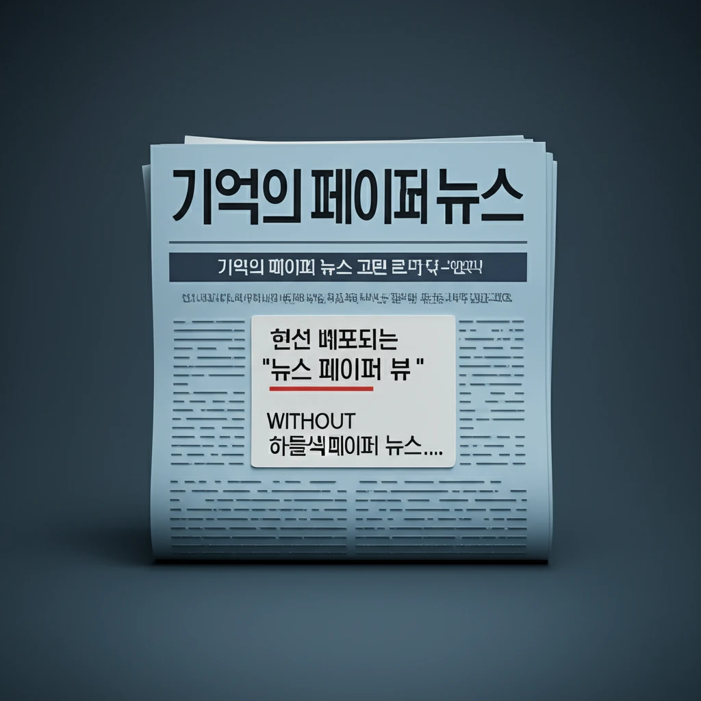 논산 교차로 종이 신문 그대로 보기 ..