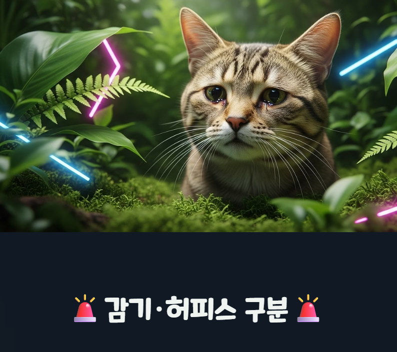 감기 걸린 고양이