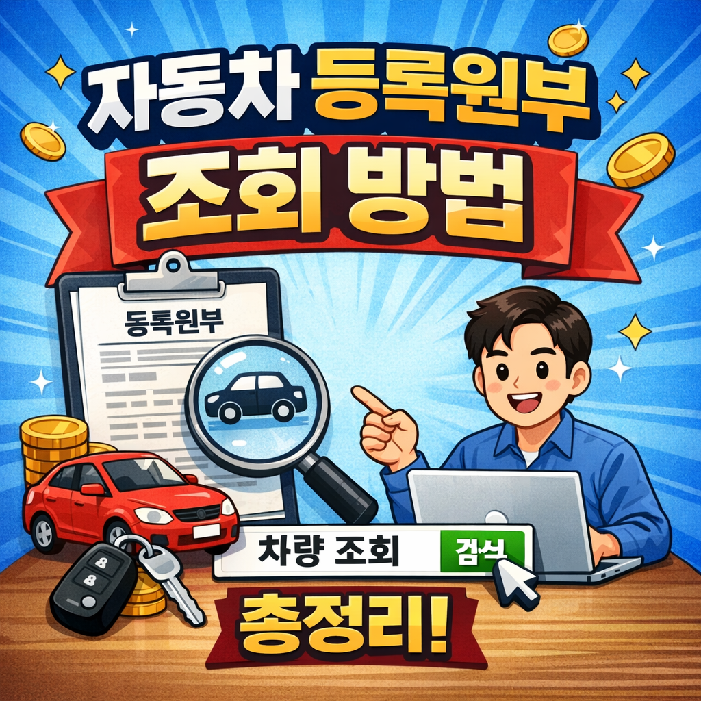 자동차 등록원부 조회 방법