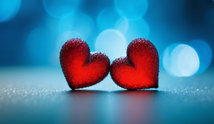 하트모형 두 개