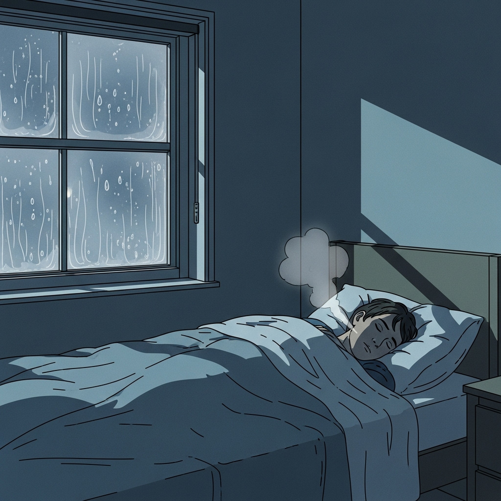 침실 밤 결로 발생