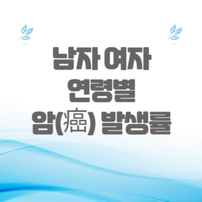 남자-여자-연령별-암-발생률