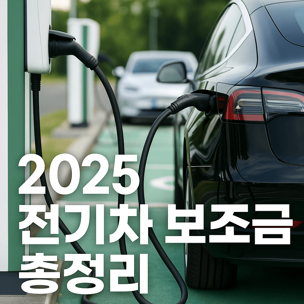2025년 전기차 보조금 정리글입니다.