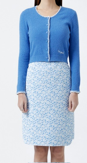 잇미샤 라운드넥 가디건, 쟈가드 스커트 코디