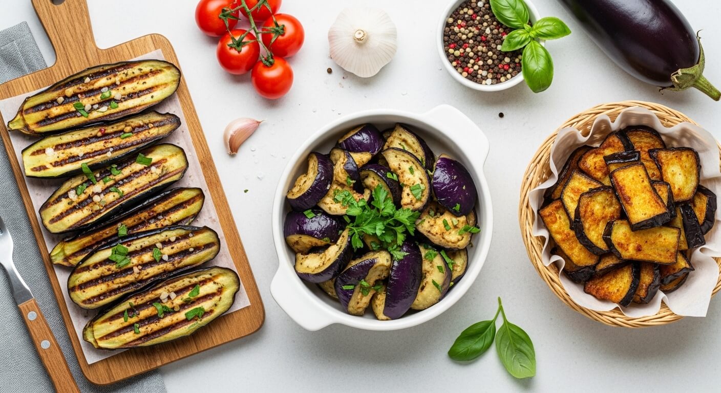 저열량 채소로서 가지의 강점