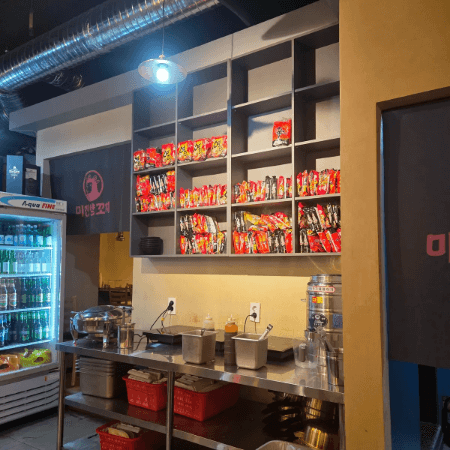 미친양꼬치 양재직영점 셀프코너