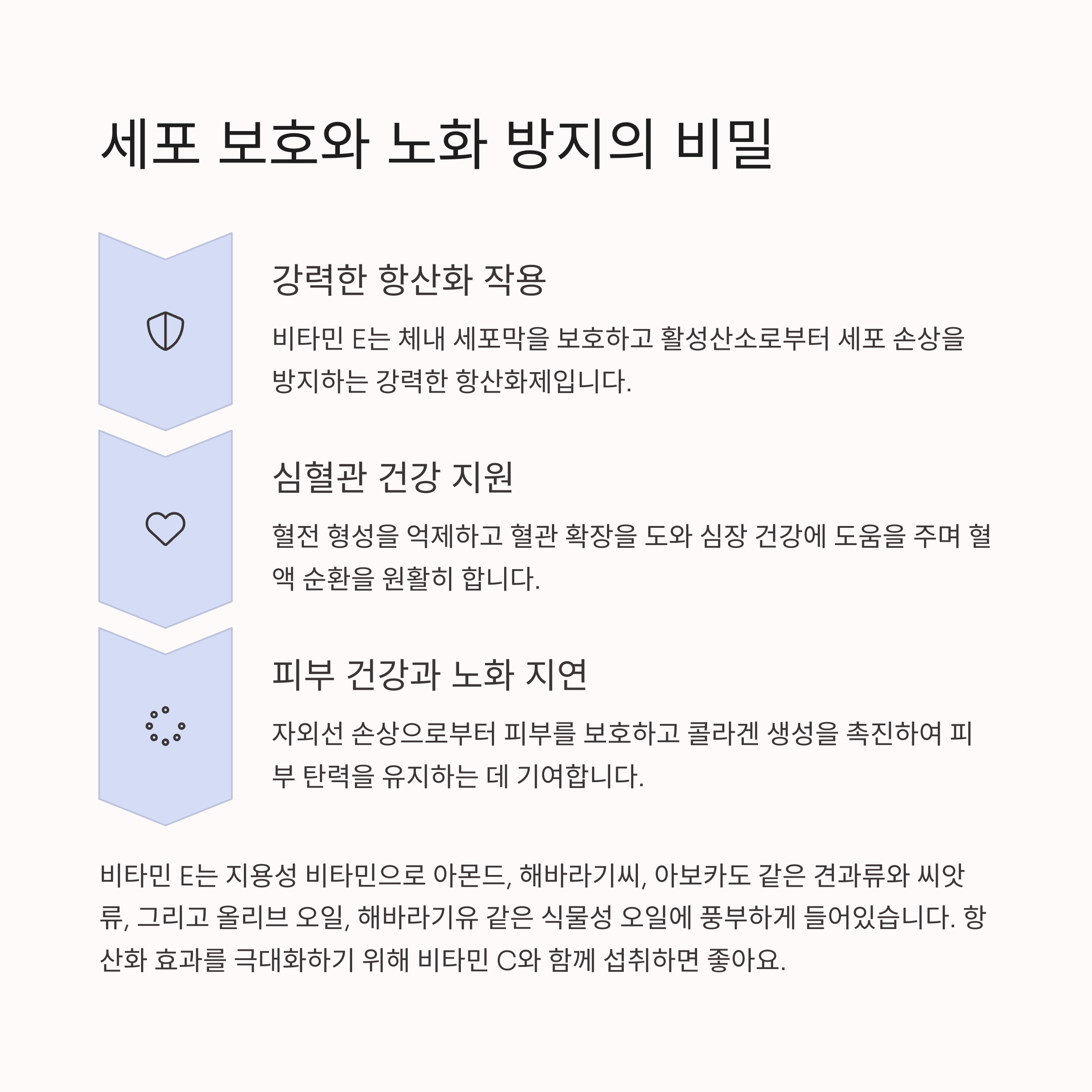몸에 꼭 필요한 비타민 7가지와 효능