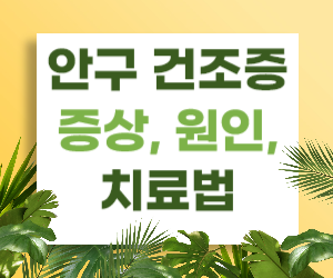 안구 건조증의 증상, 원인, 치료법