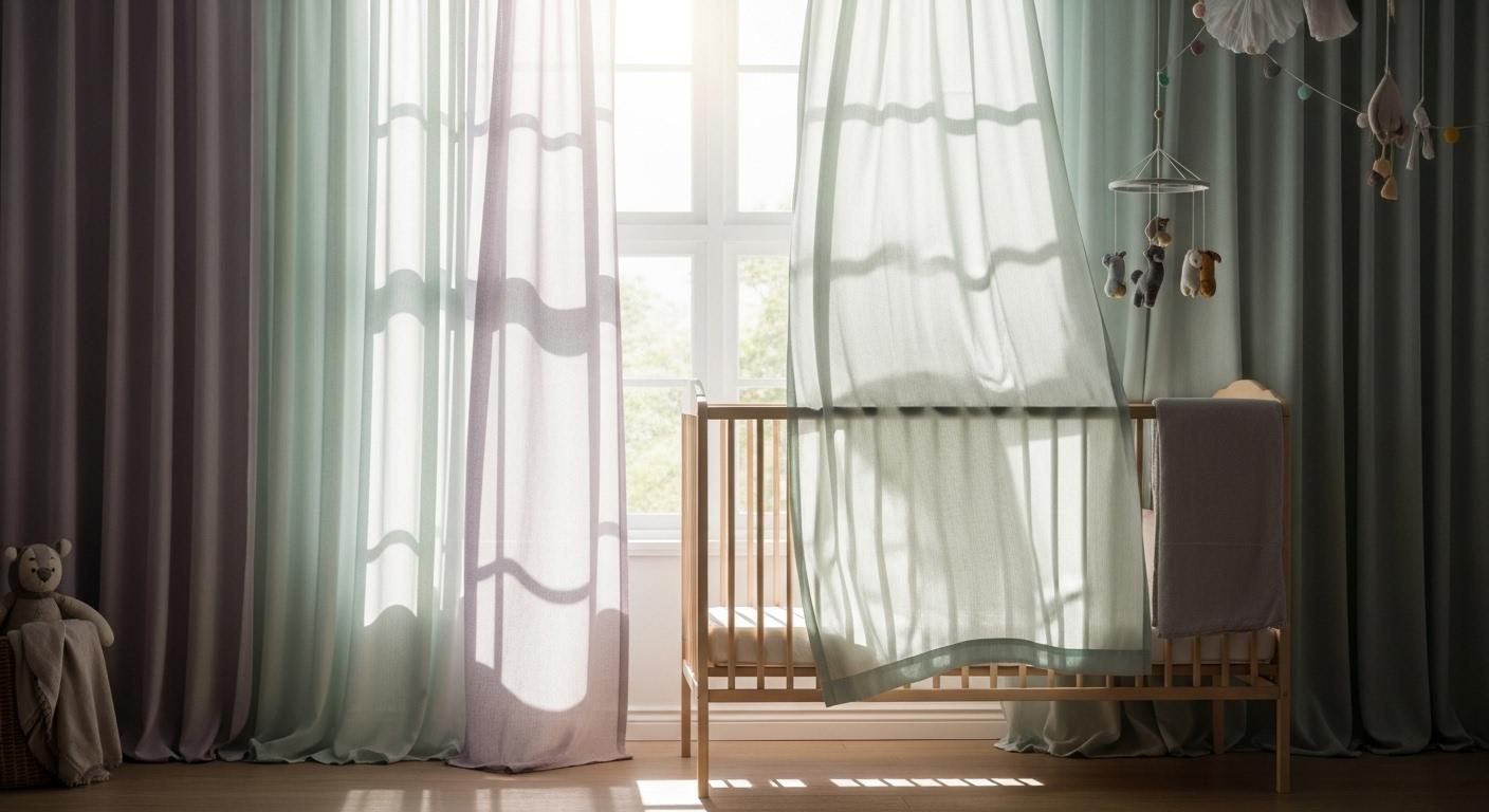 아기방 커튼
