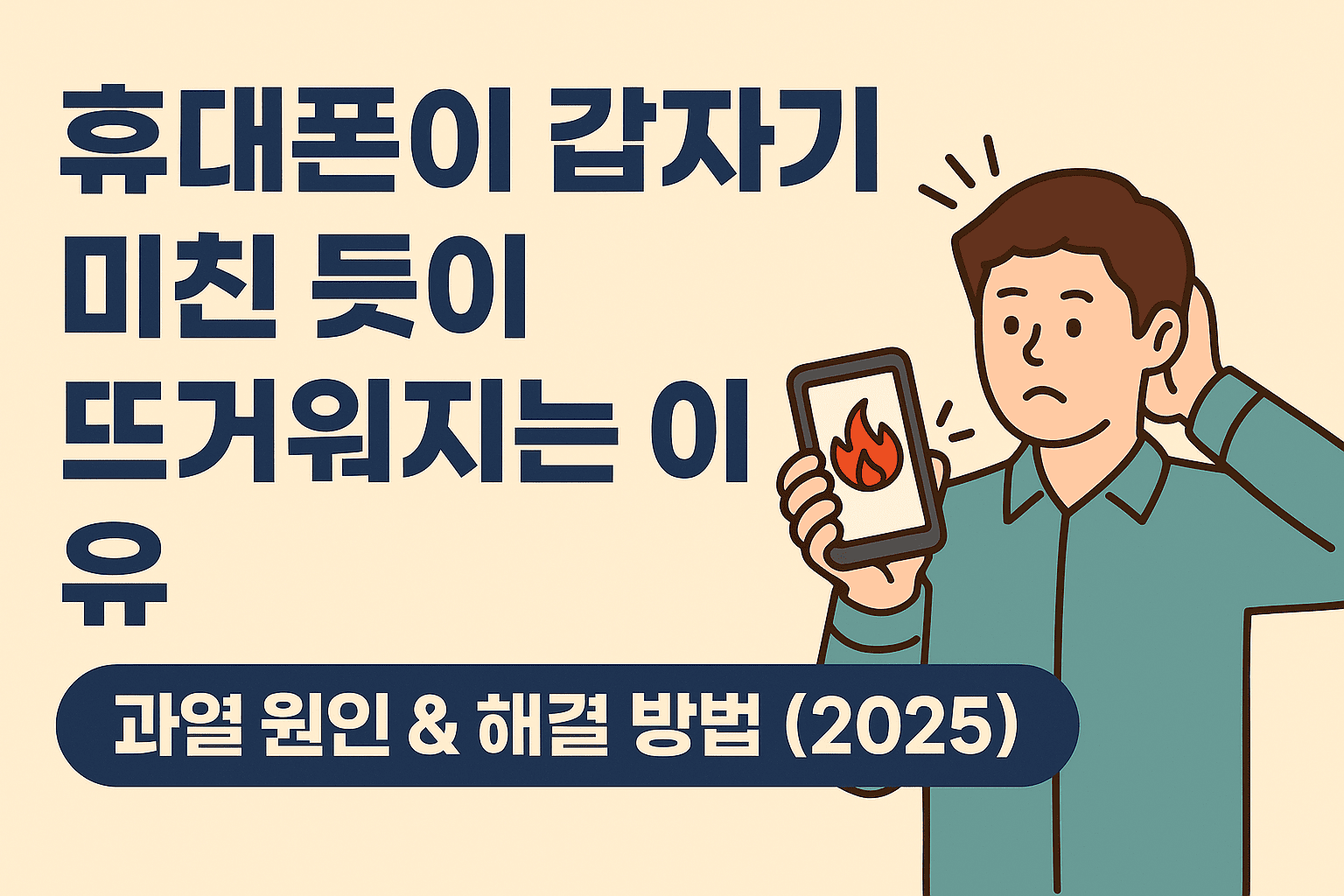 휴대폰이 갑자기 미친 듯이 뜨거워지는 이유 ❘ 과열 원인 &amp; 해결 방법 (2025)
