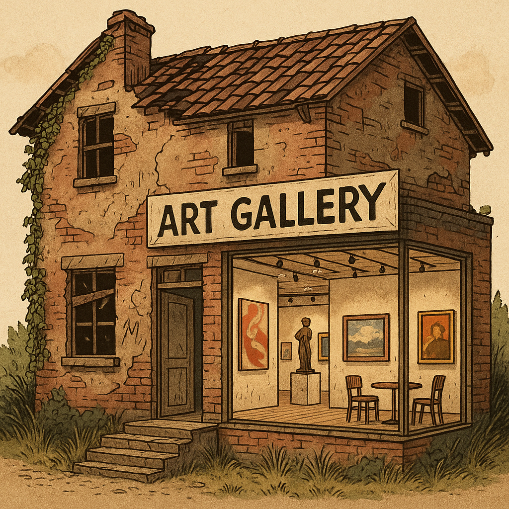 폐가를 예술공간으로! 갤러리 변신기