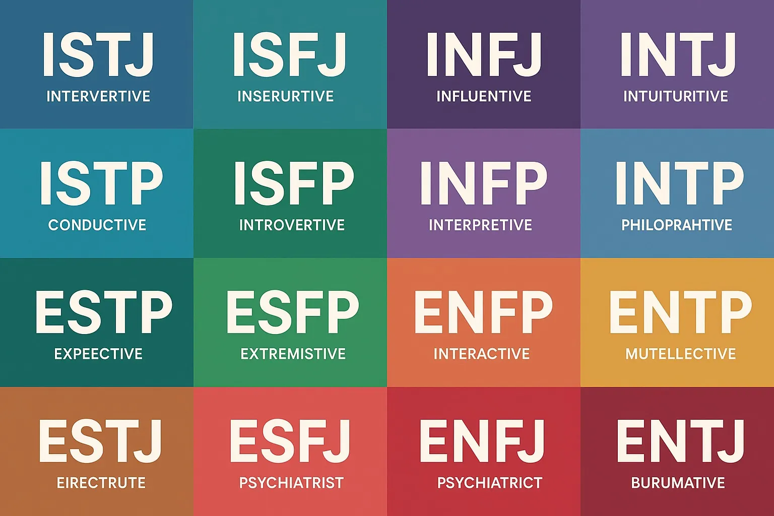 MBTI 성격유형 해석 16가지! 나의 성격부터 궁합까지 한눈에 정리