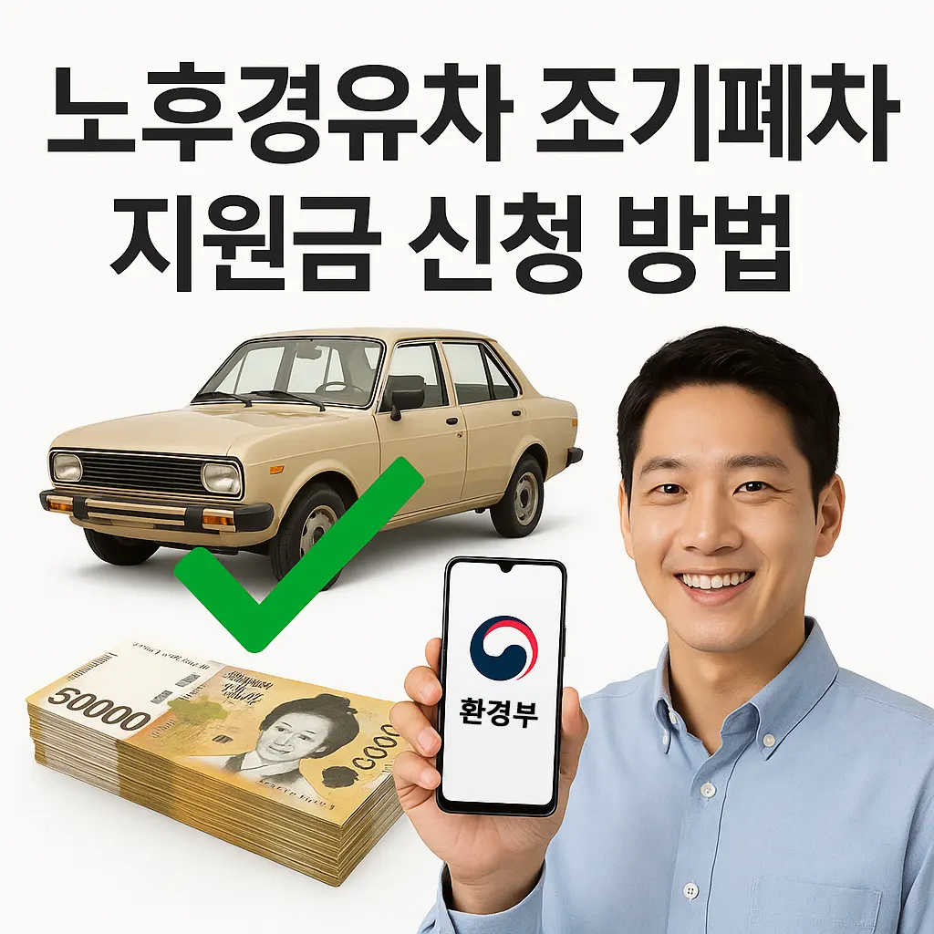 노후경유차 조기폐차 지원금 신청 방법