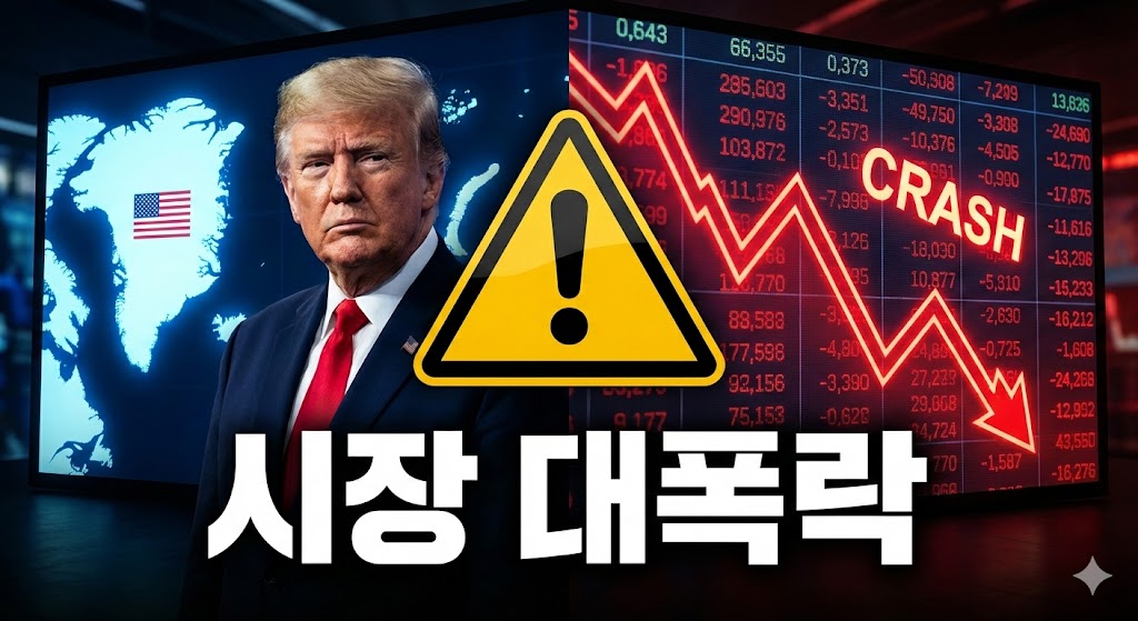 트럼프 그린란드 매입 발언과 미국 증시 폭락 차트 썸네일