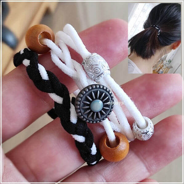 핸드메이드-머리끈