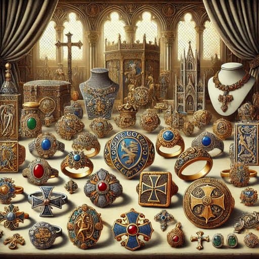 중세 유럽 장신구와 보석