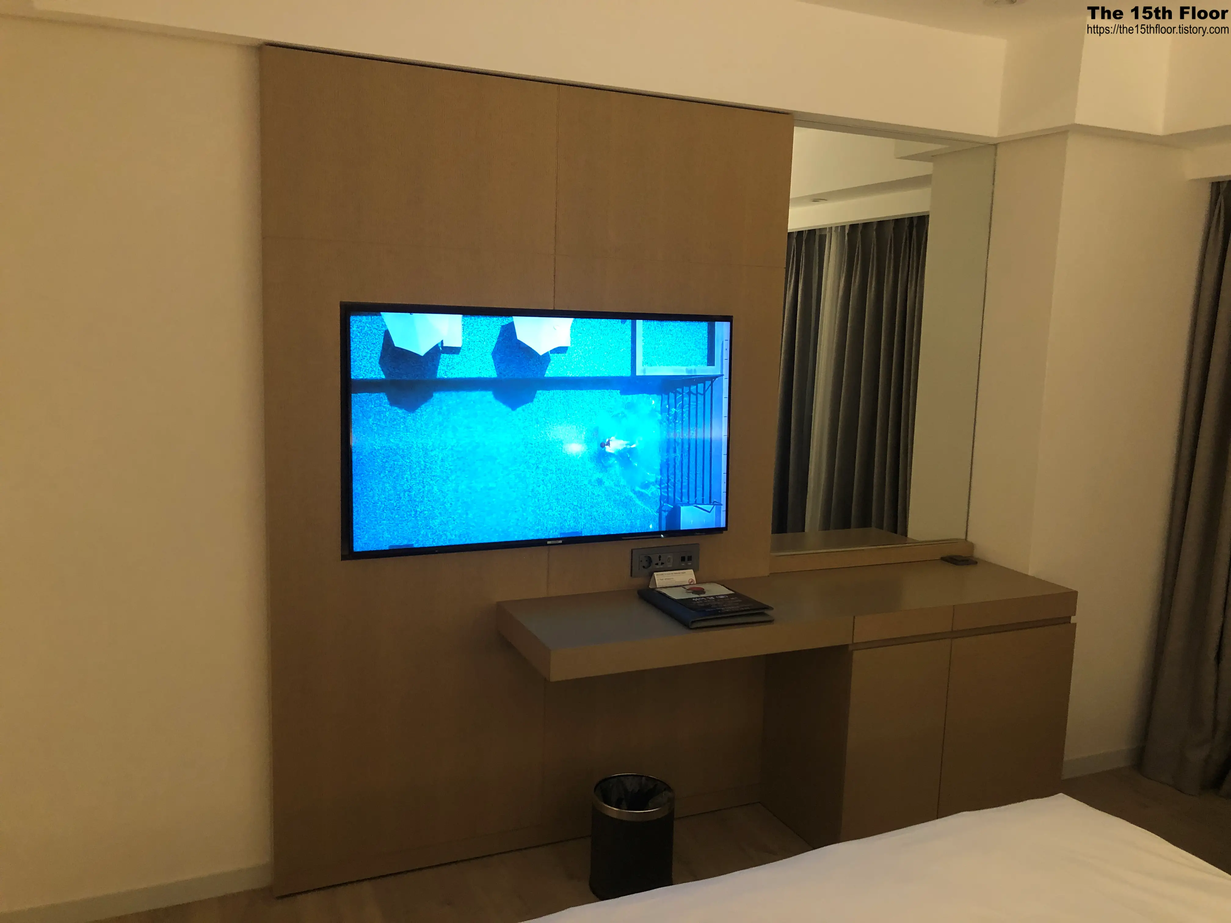 인터불고 엑스코 호텔 객실 티비