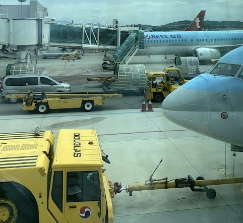 김포공항-비행기-탑승