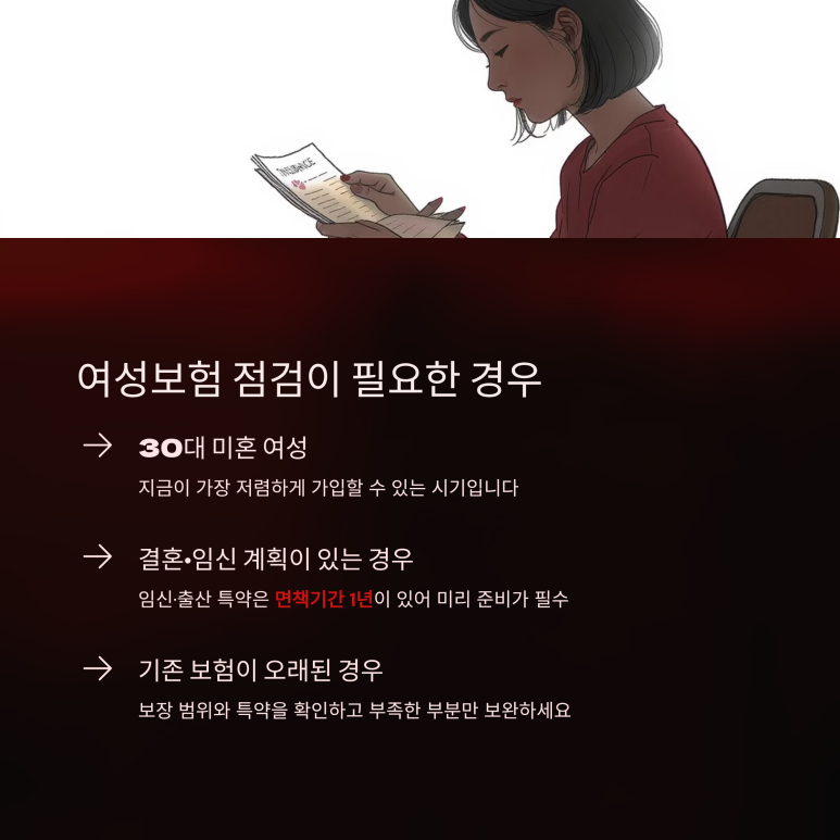 1년 미만 면책조항에 따른 결혼 및 자녀 계획 직전 가입 타이밍의 중요성 분석 리포트